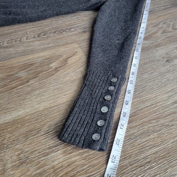 David Brooks Italian Merino Wool Cowl Neck Sweater Size Small - Picture 2 of 6